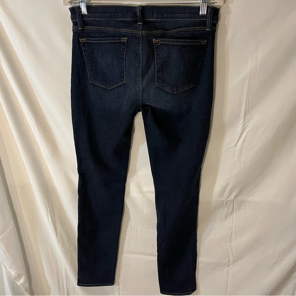 J Brand Mid Rise Rail size 30 - Dark Blue - Color Oblivion - Picture 3 of 6